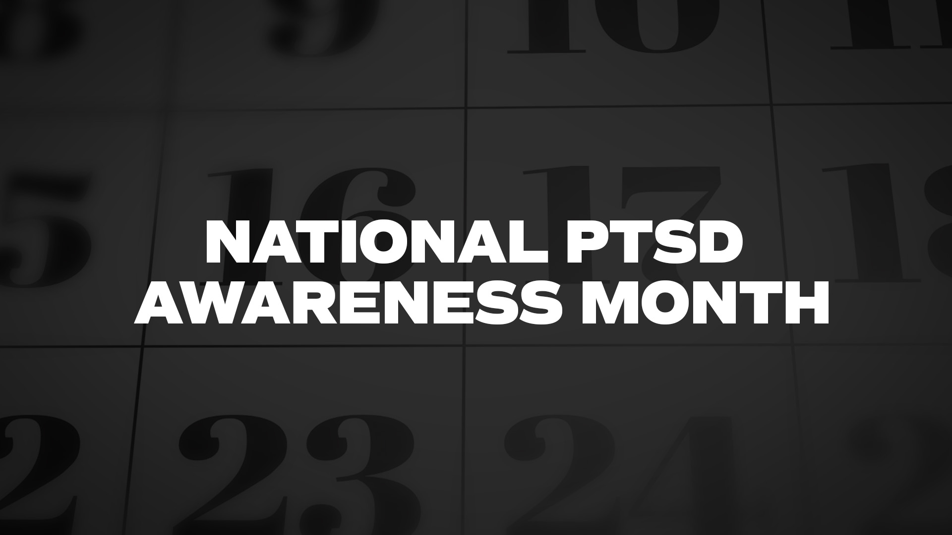 Title image for National Ptsd Awareness Month