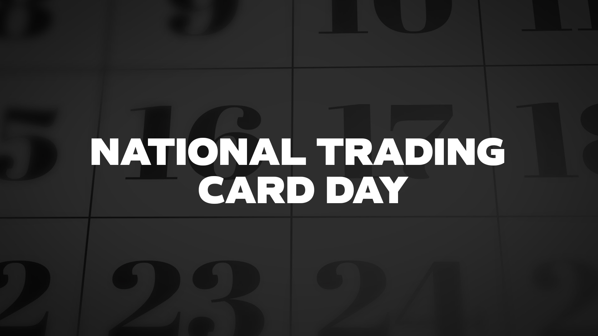Title image for National Trading Card Day