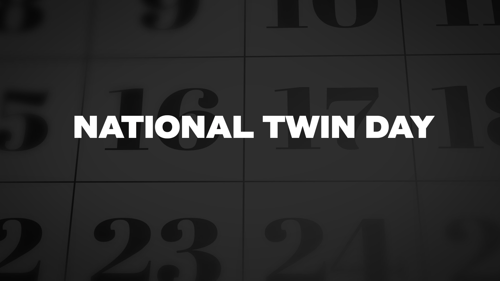 Title image for National Twin Day