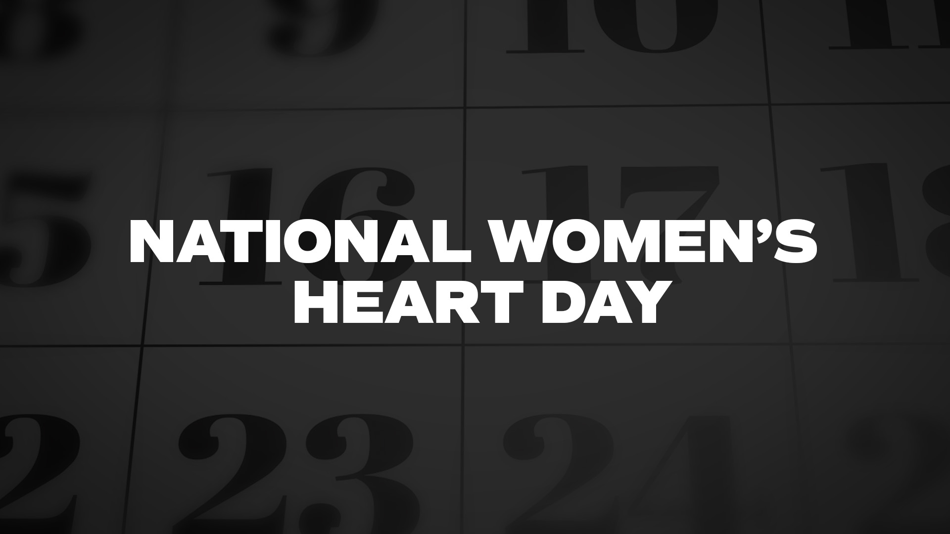 Title image for National Women’s Heart Day