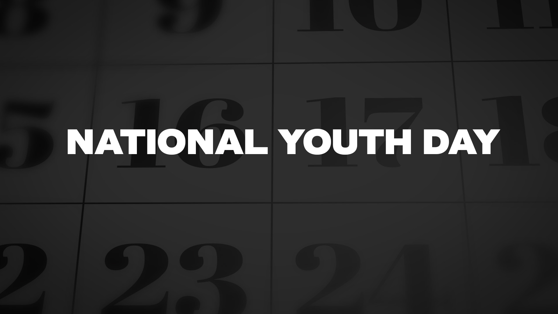 Title image for National Youth Day