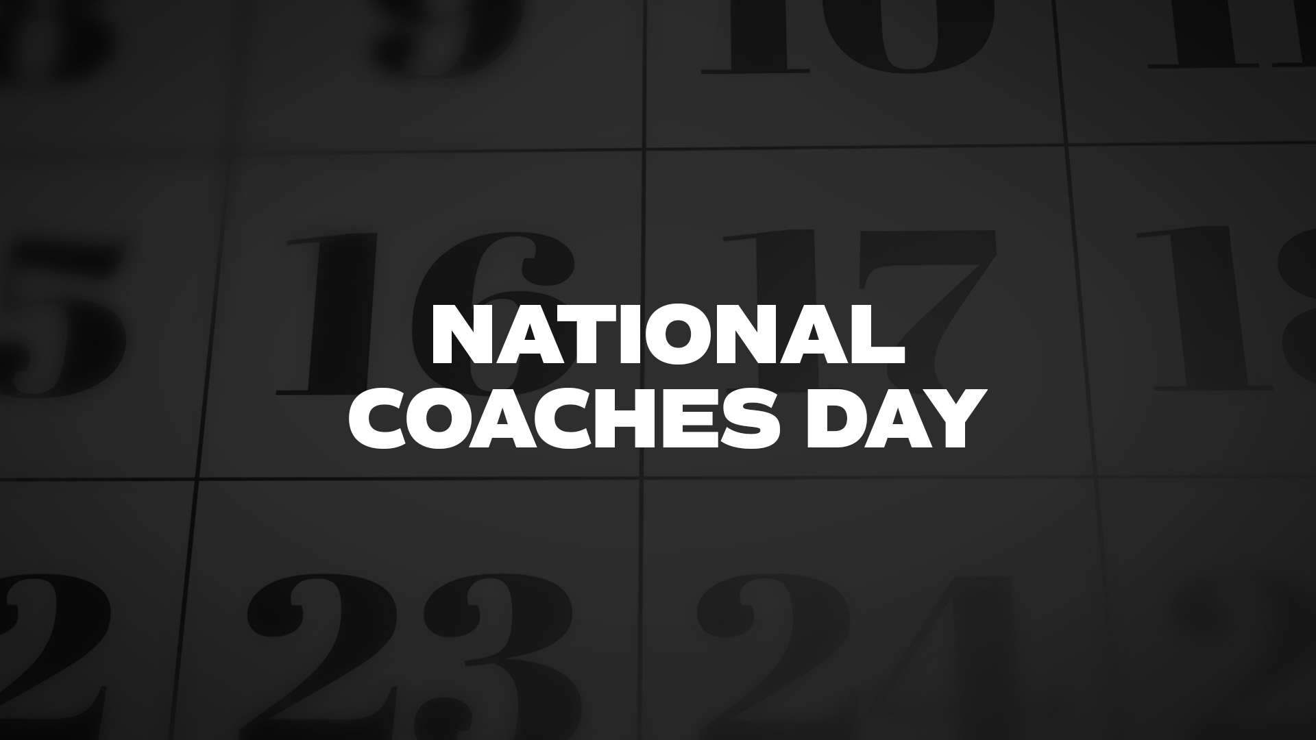 Title image for National Coaches Day