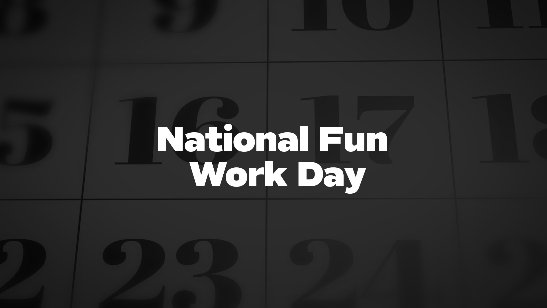 Title image for National Fun at Work Day