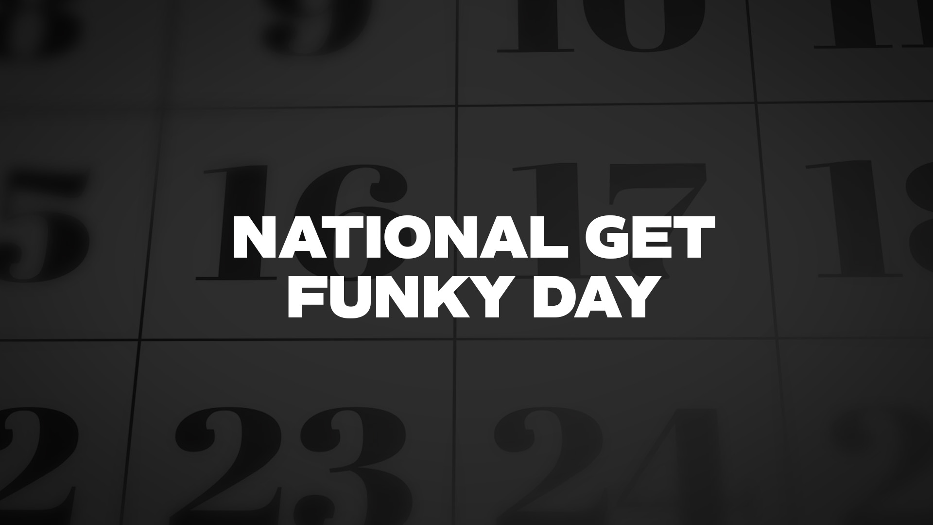 Title image for National Get Funky Day