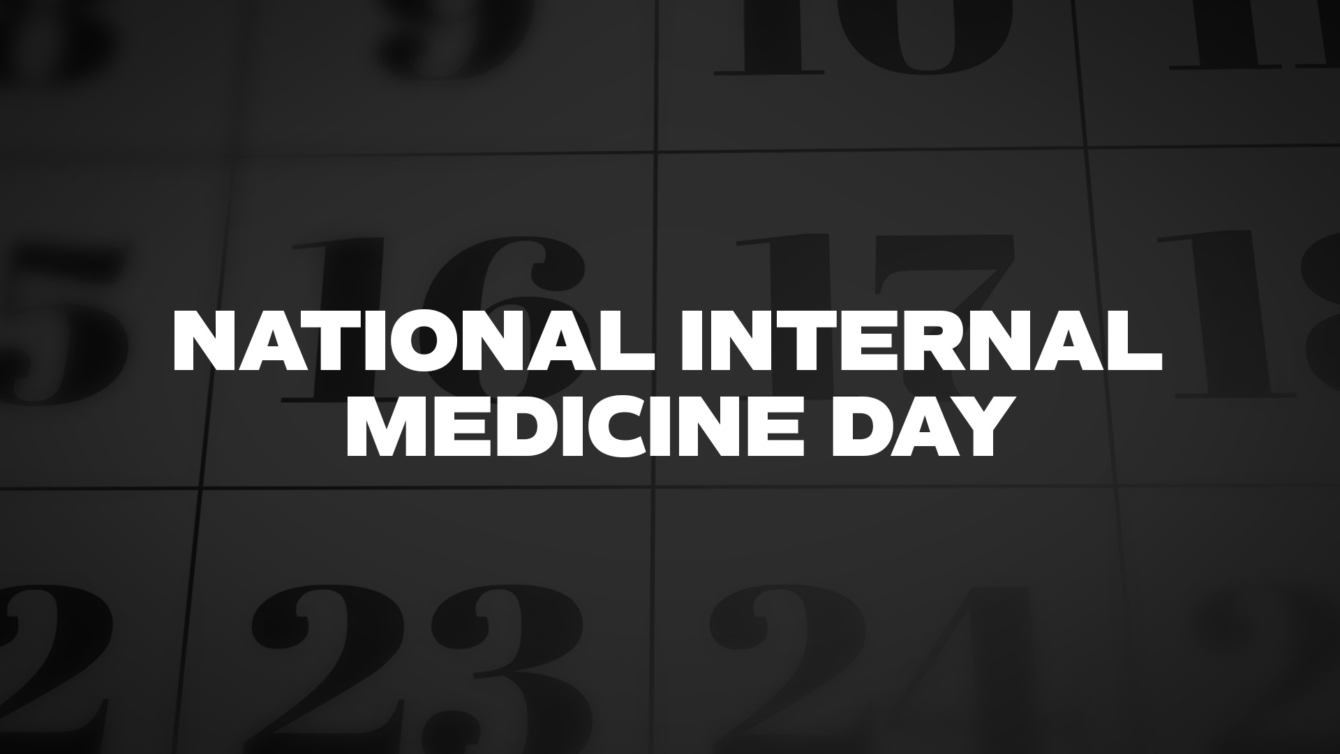 Title image for National Internal Medicine Day