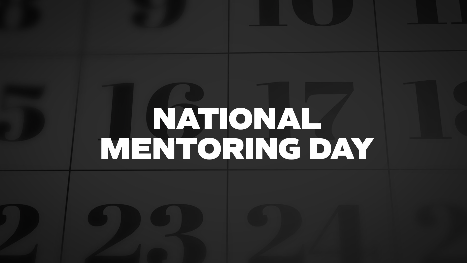 Title image for National Mentoring Day