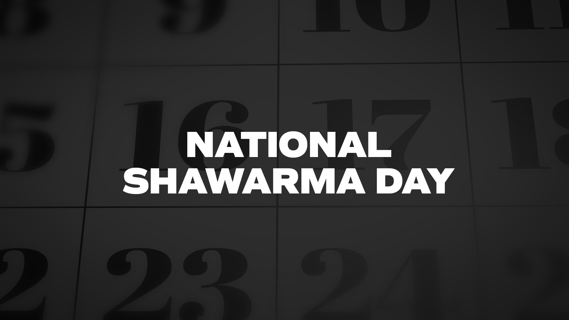Title image for National Shawarma Day