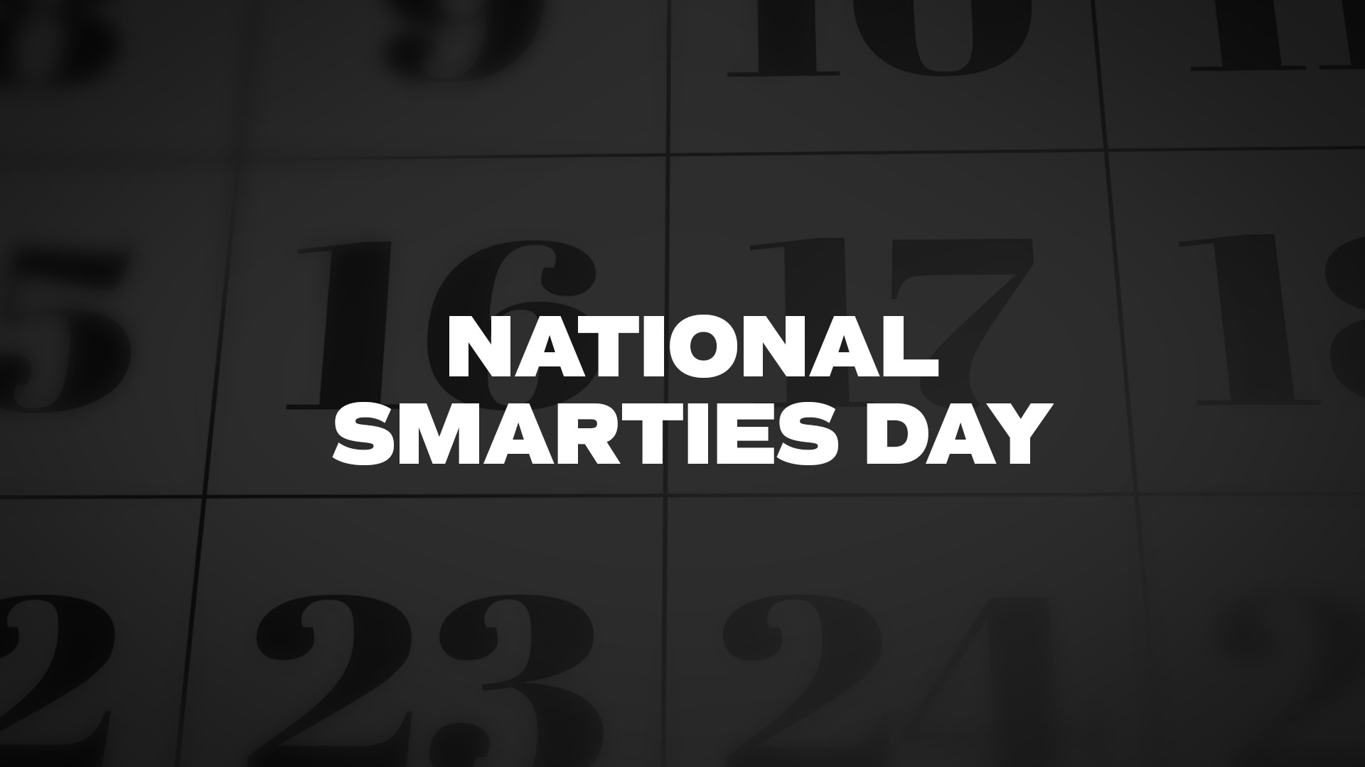 Title image for National Smarties Day