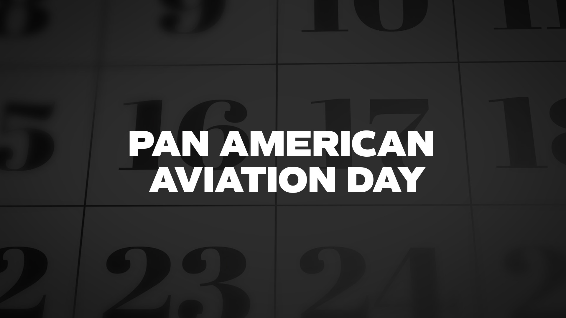 Title image for Pan American Aviation Day