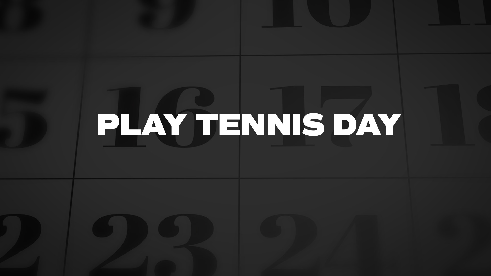Title image for Play Tennis Day
