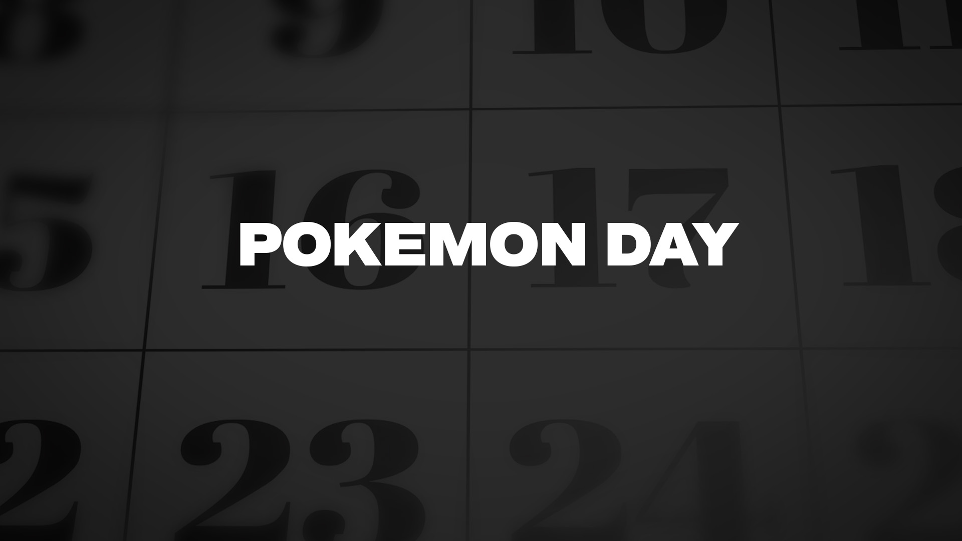 Title image for Pokemon Day
