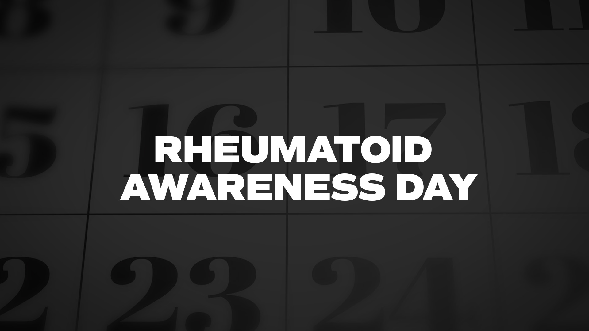 Title image for Rheumatoid Awareness Day