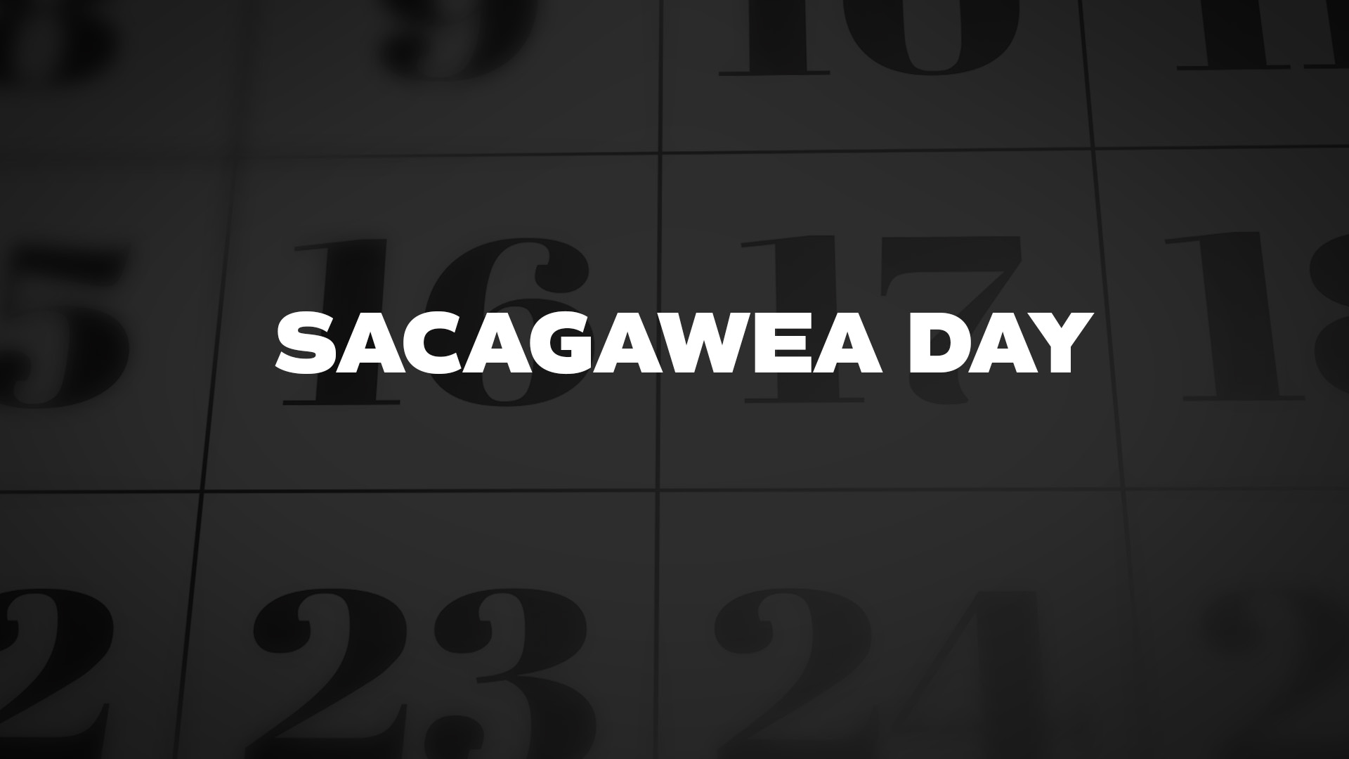 Title image for Sacagawea Day
