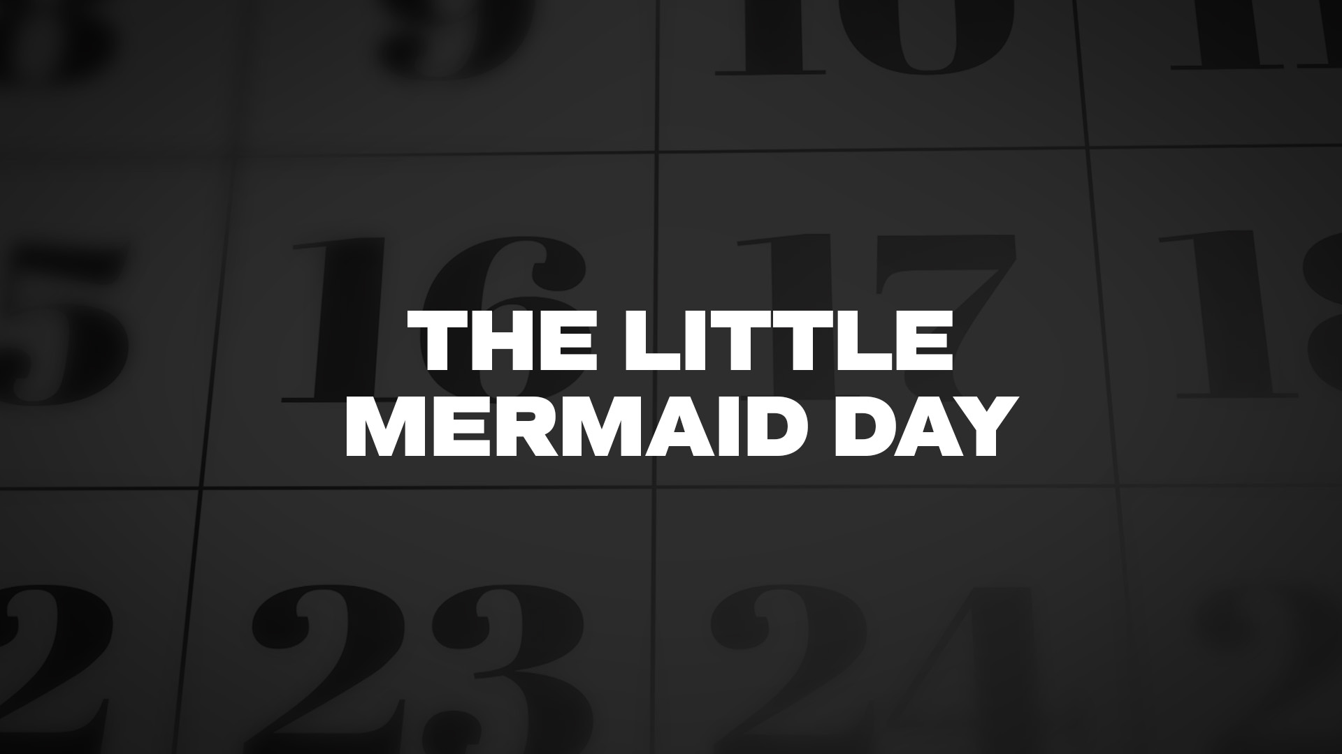 Title image for The Little Mermaid Day
