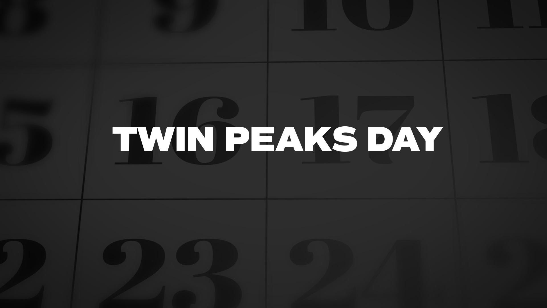 Title image for Twin Peaks Day