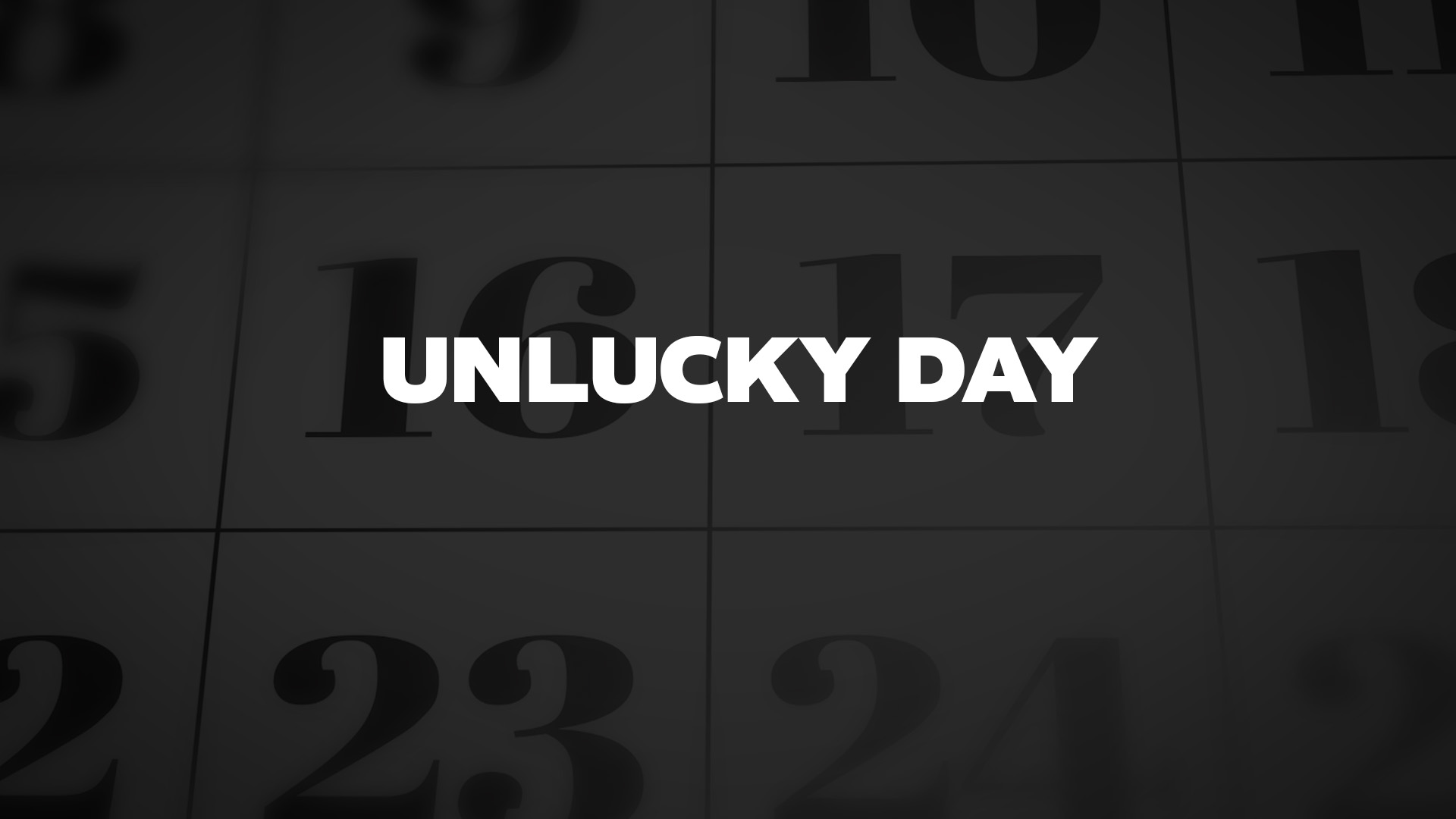 Title image for Unlucky Day