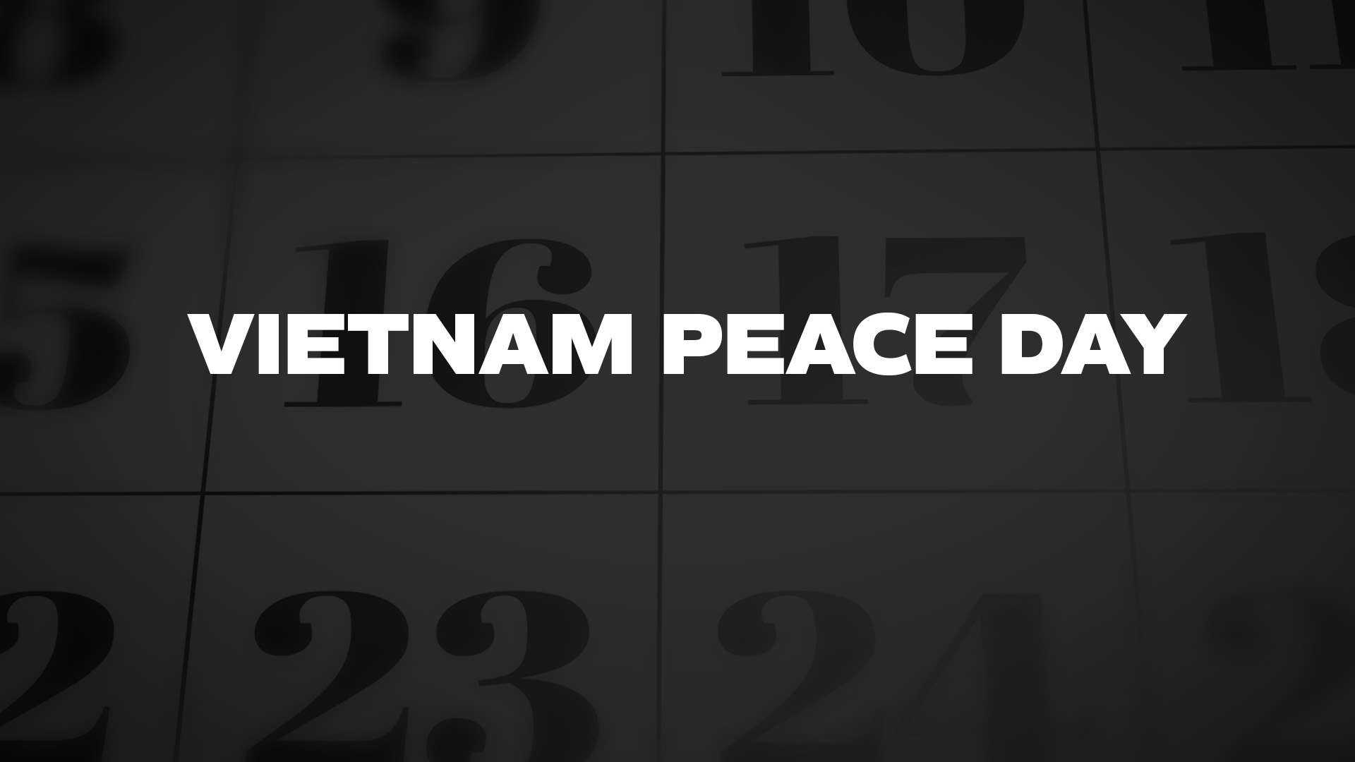 Title image for Vietnam Peace Day