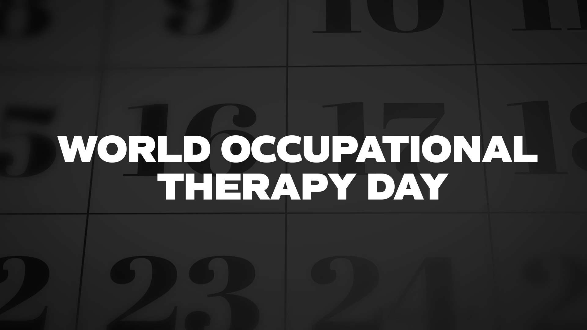 Title image for World Occupational Therapy Day