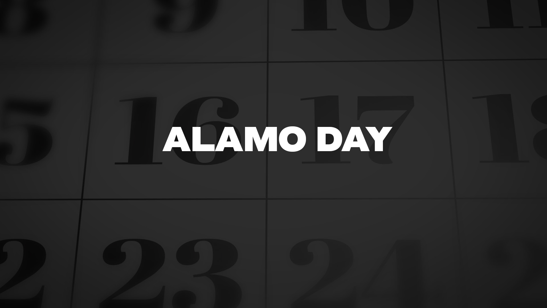 Title image for Alamo Day