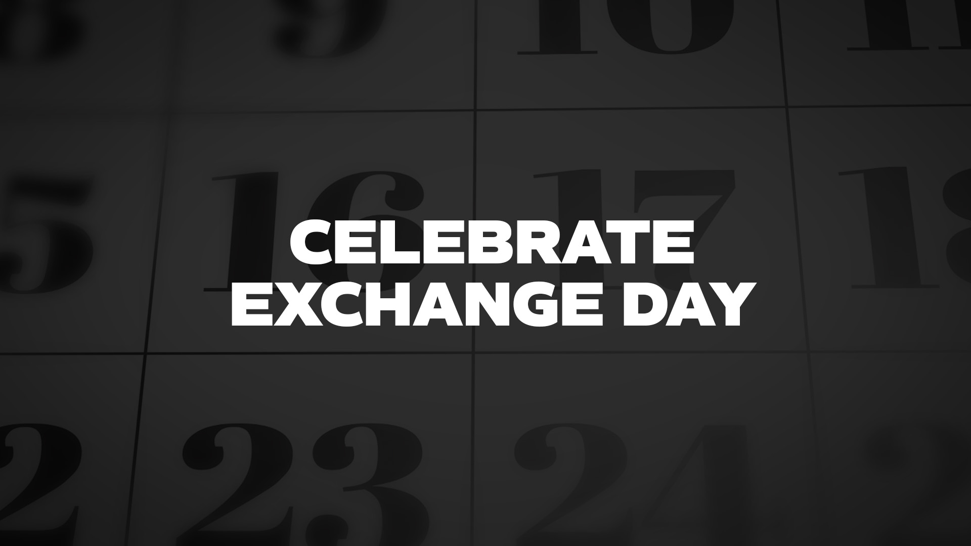 Title image for Celebrate Exchange Day