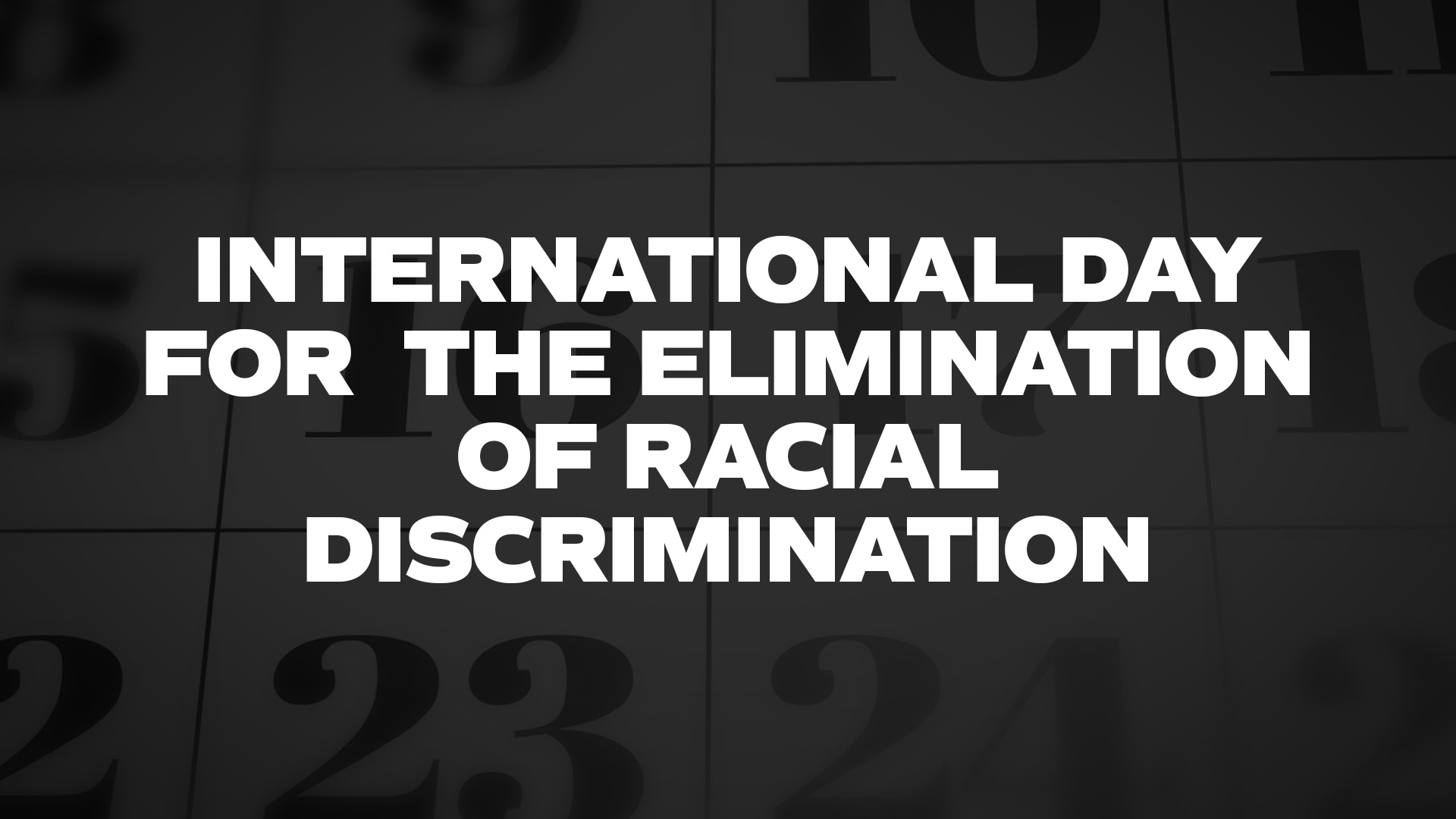 Title image for International Day for the Elimination of Racial Discrimination
