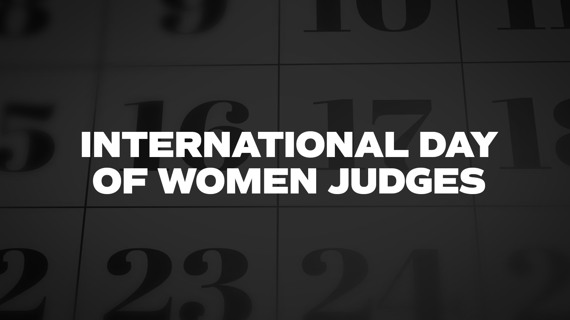 Title image for International Day of Women Judges