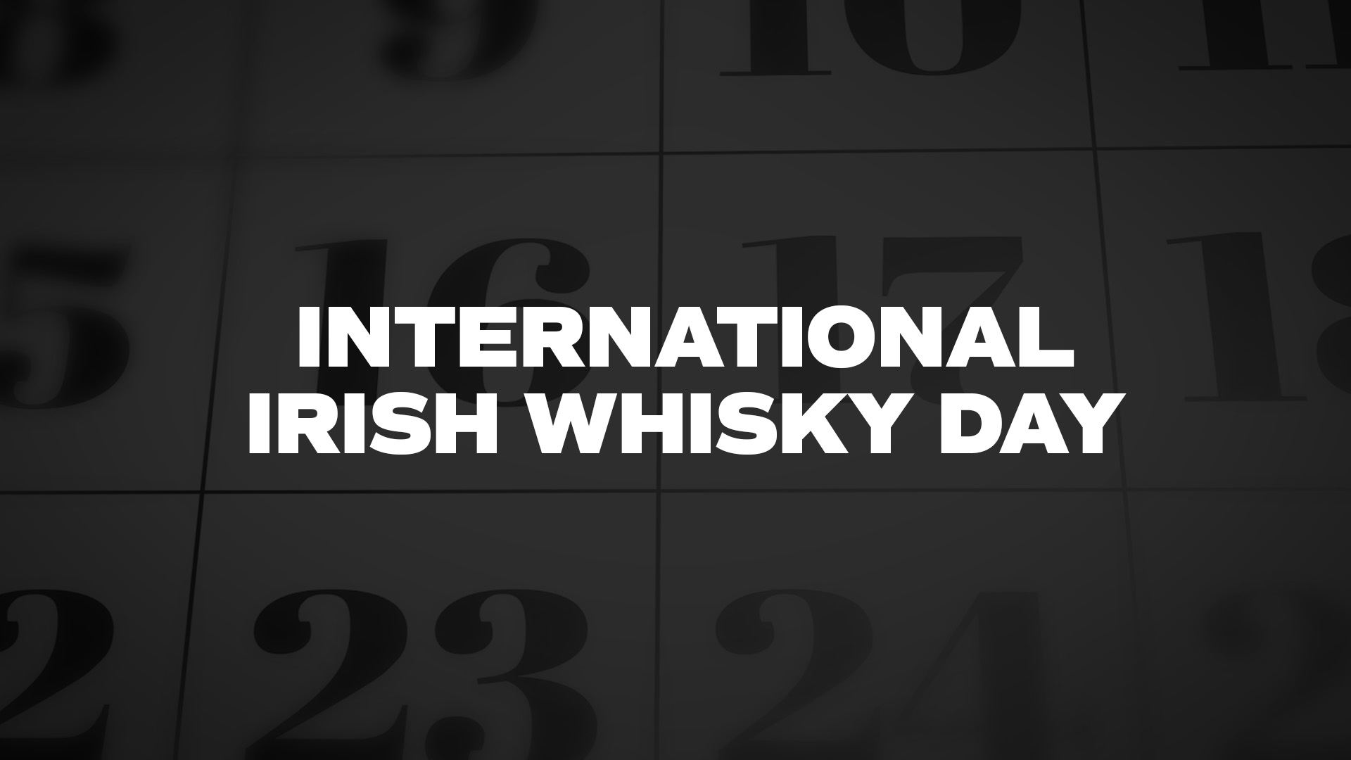 Title image for International Irish Whisky Day