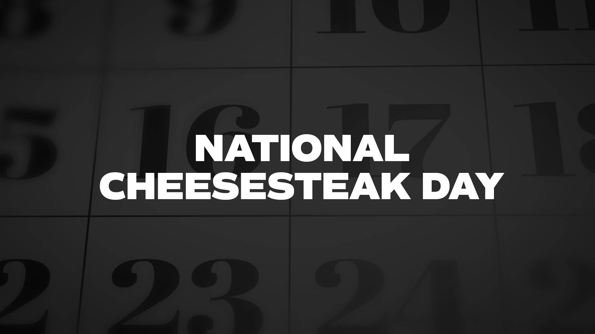 Title image for National Cheesesteak Day