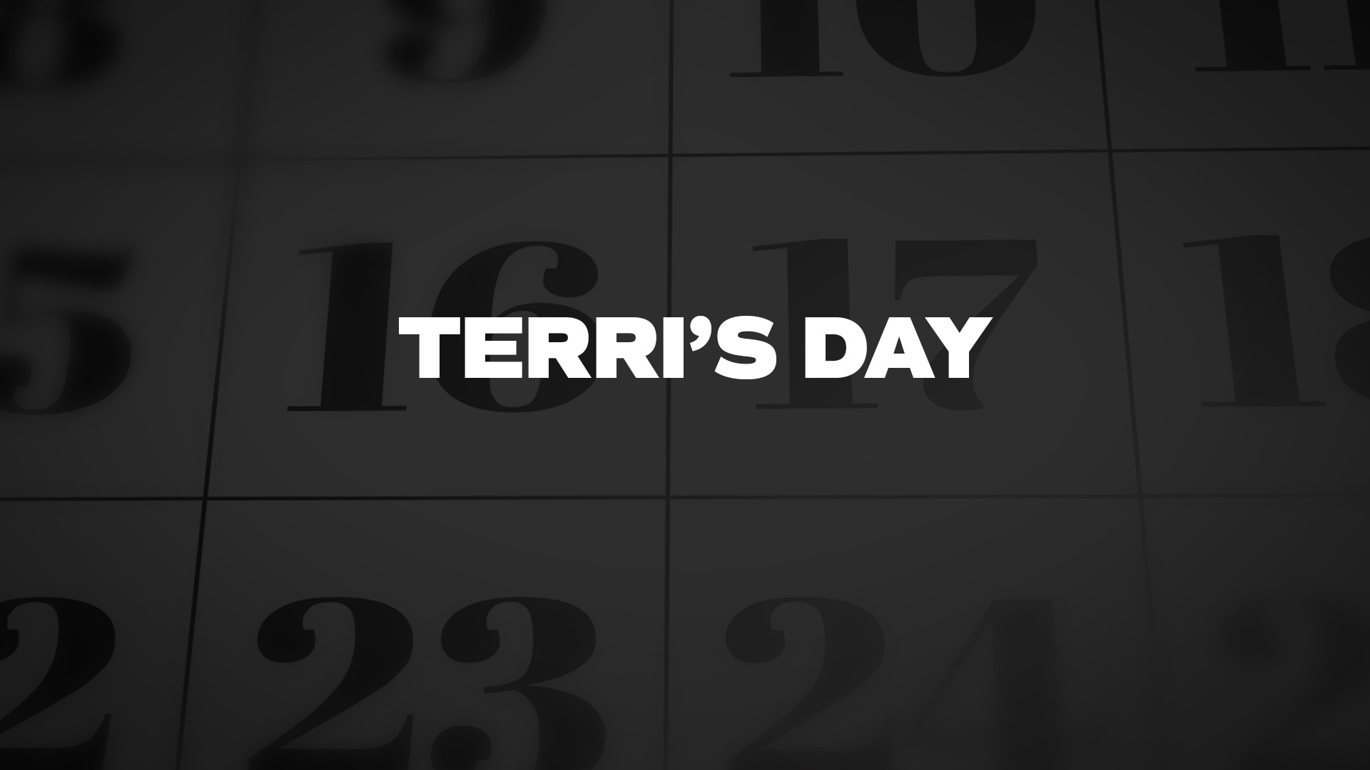 Title image for Terri's Day