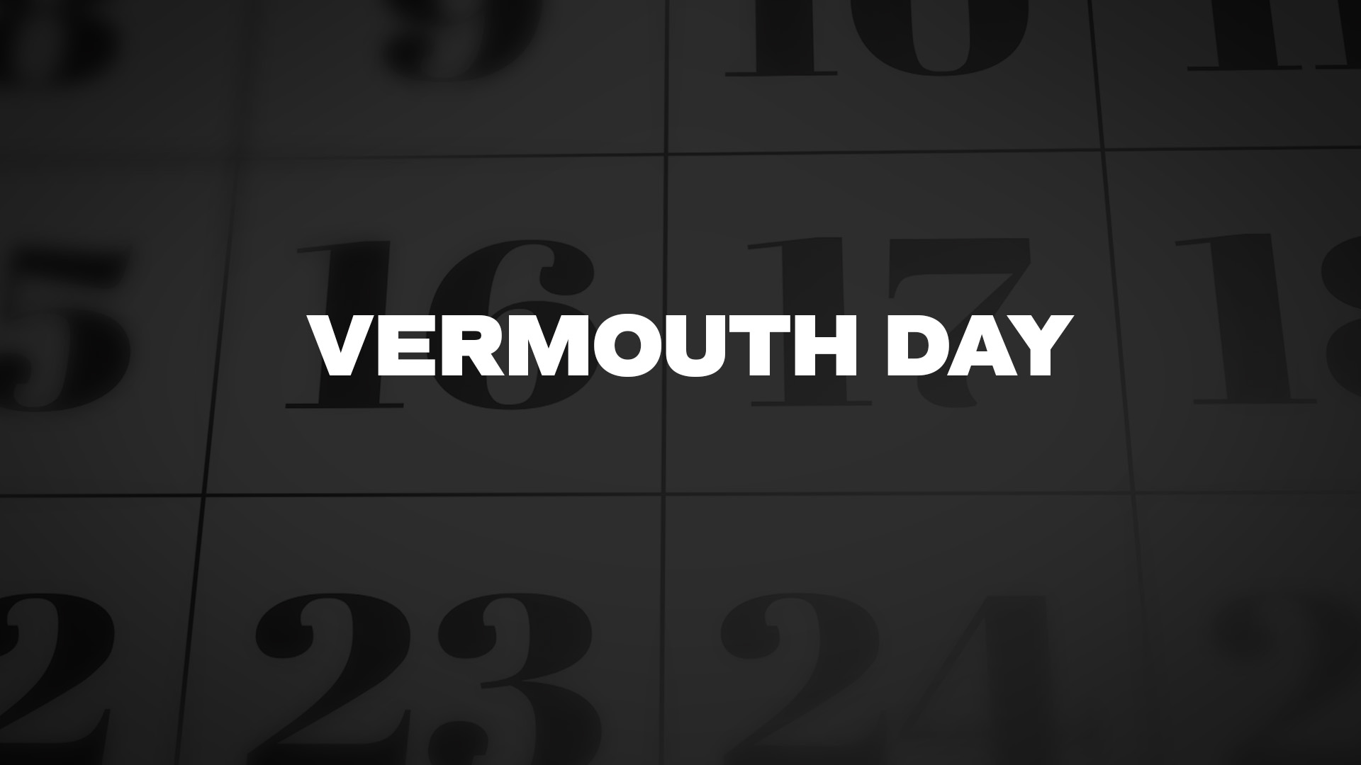 Title image for Vermouth Day