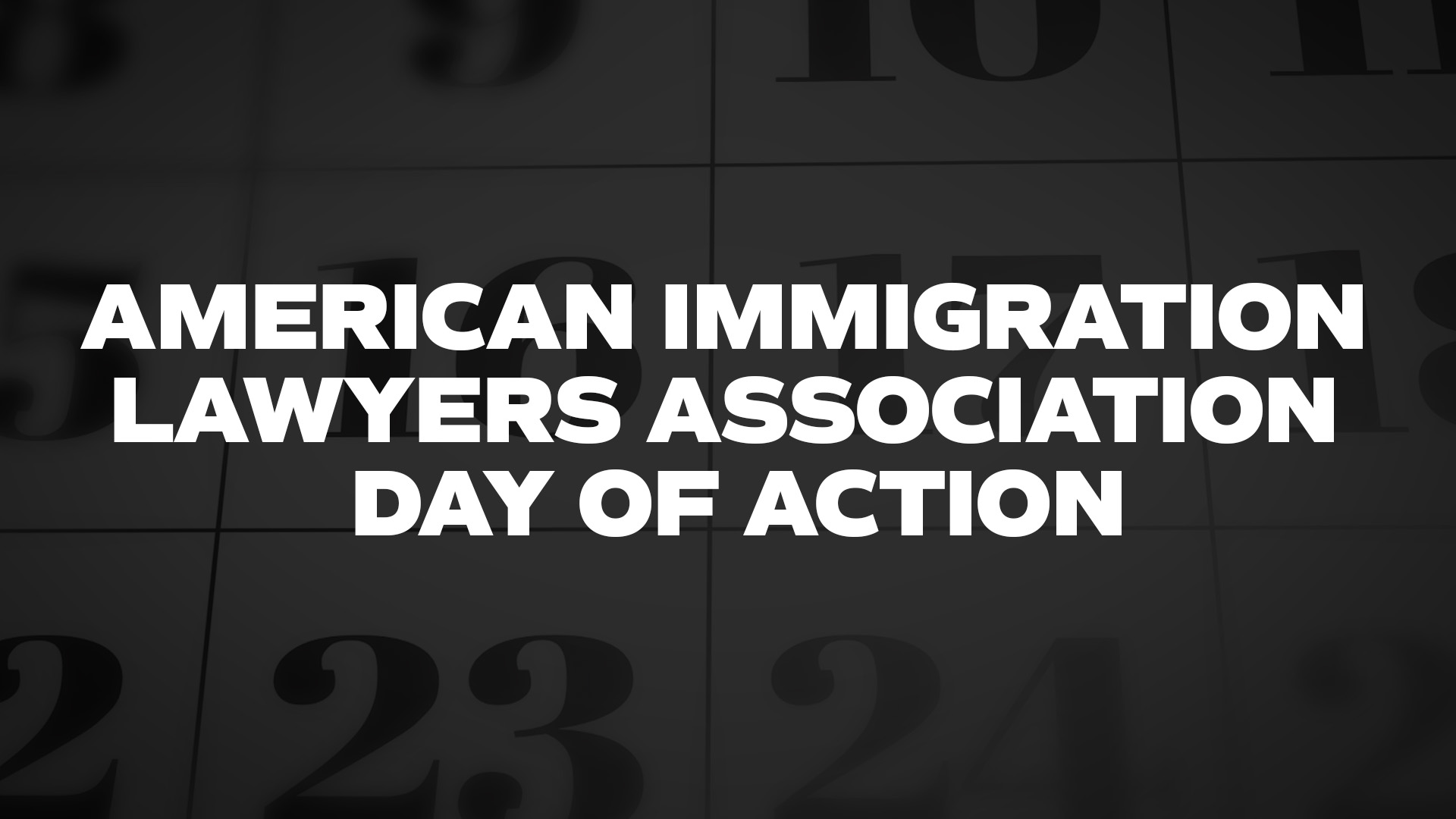 Title image for American Immigration Lawyers Association Day Of Action