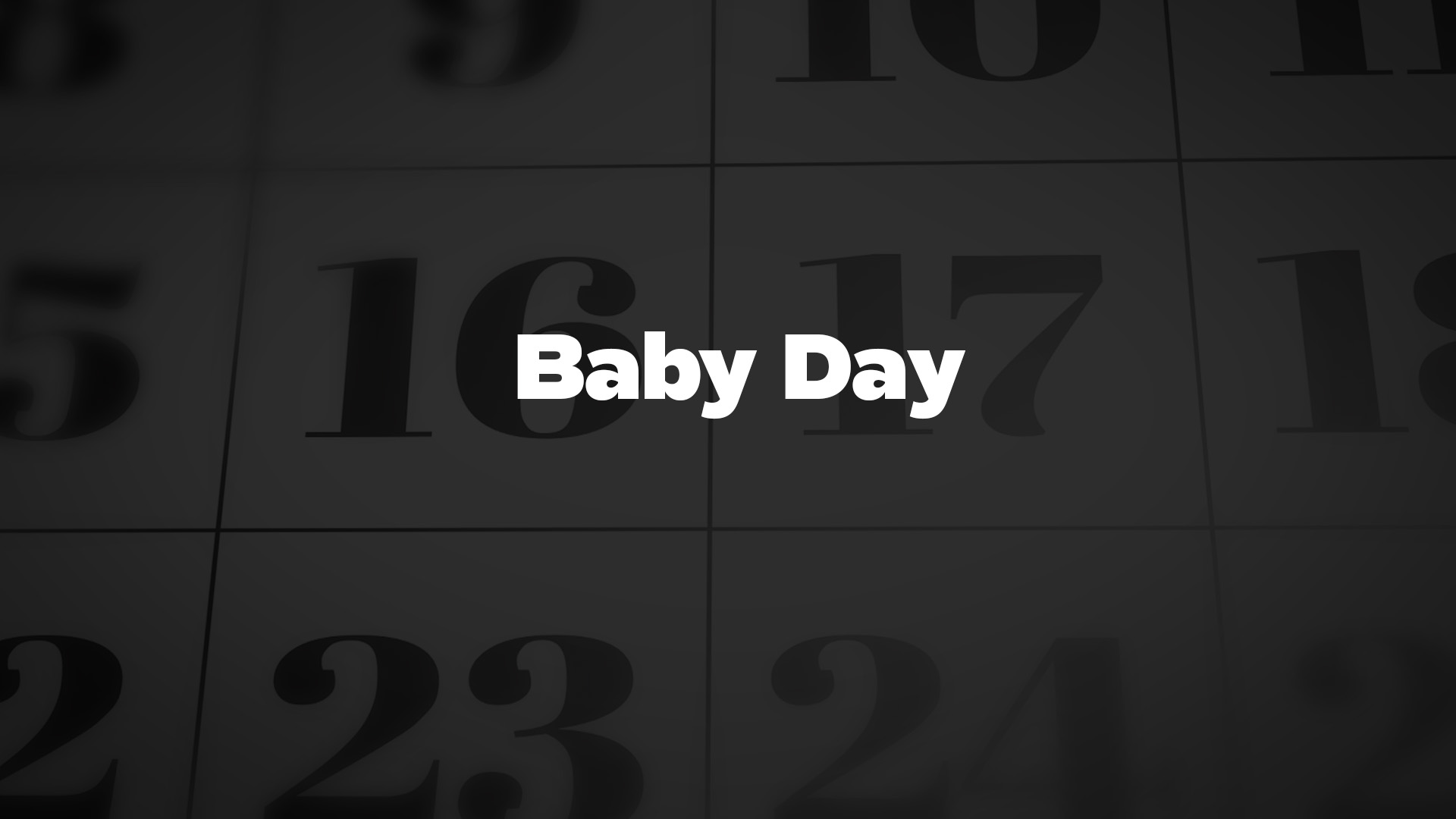 Title image for Baby Day