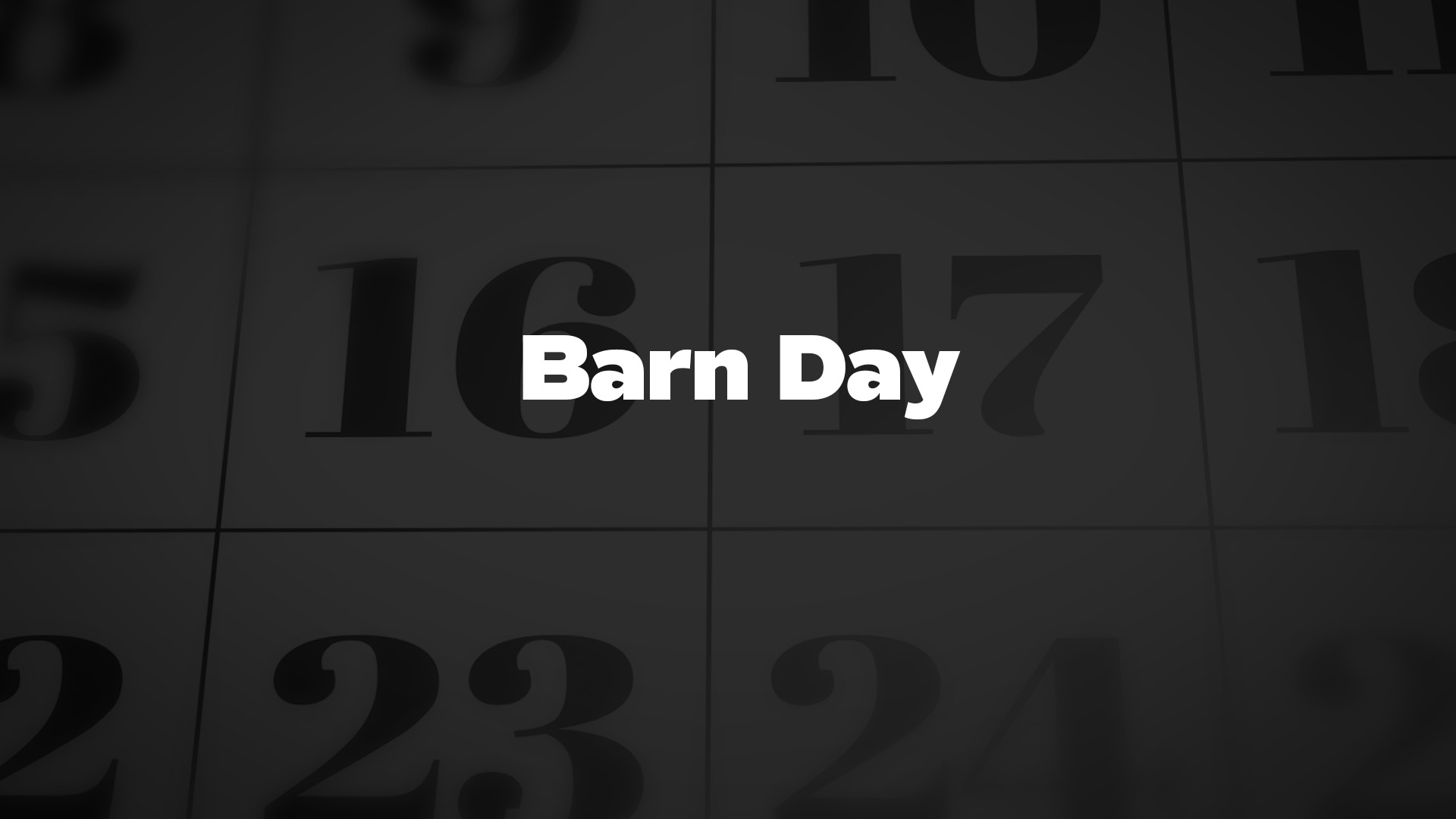 Title image for Barn Day