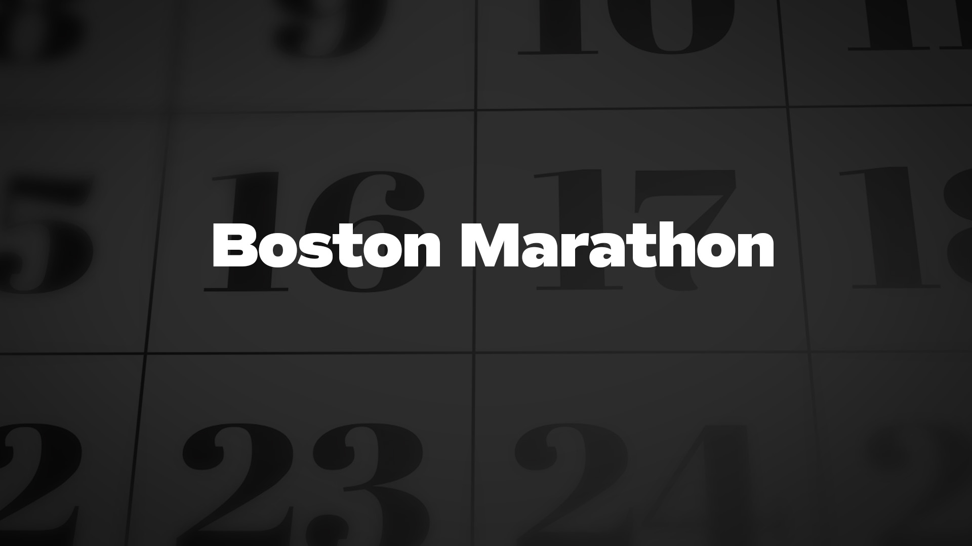 Title image for Boston Marathon Day On Patriots' Day,