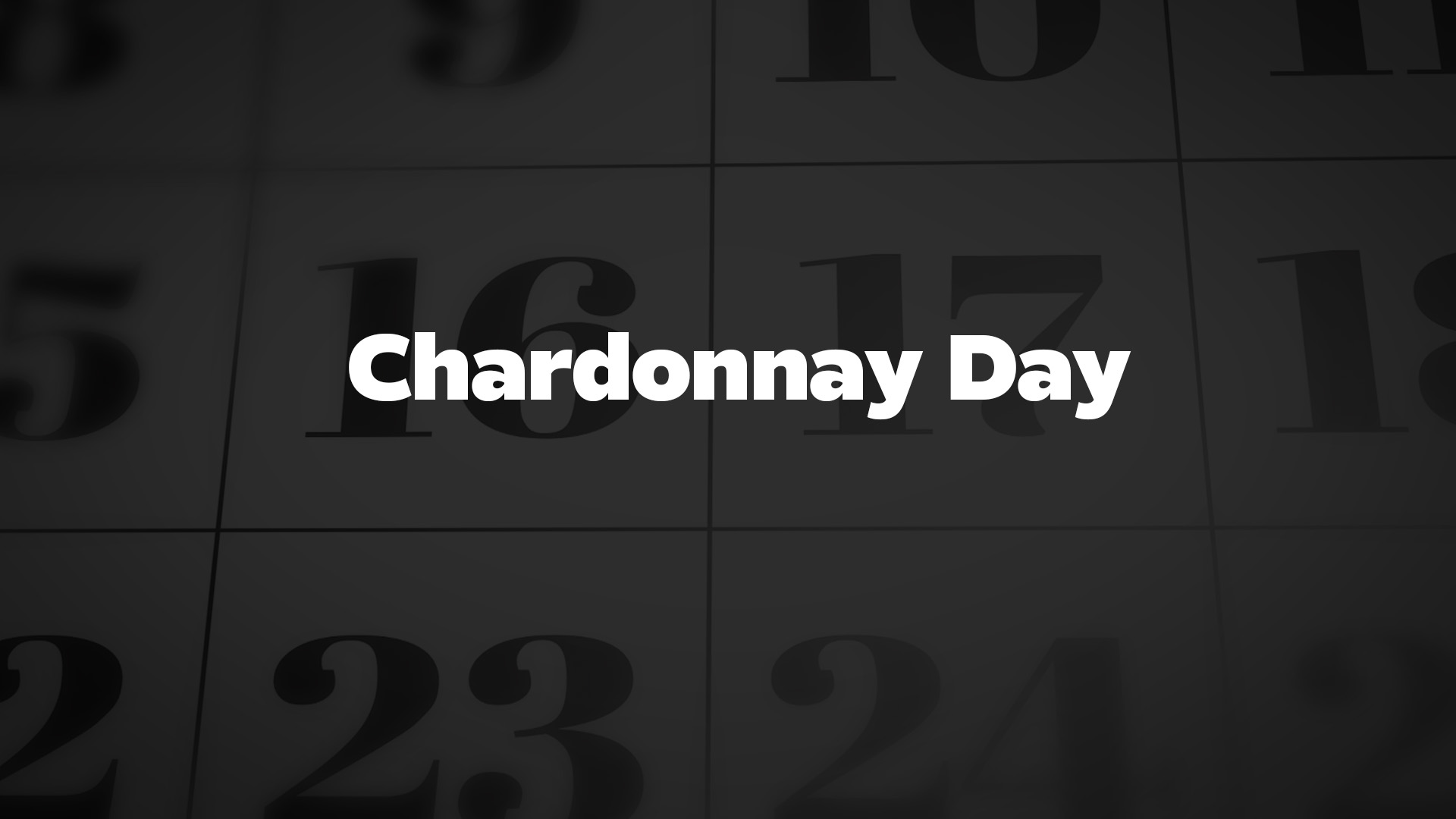 Title image for Chardonnay Day