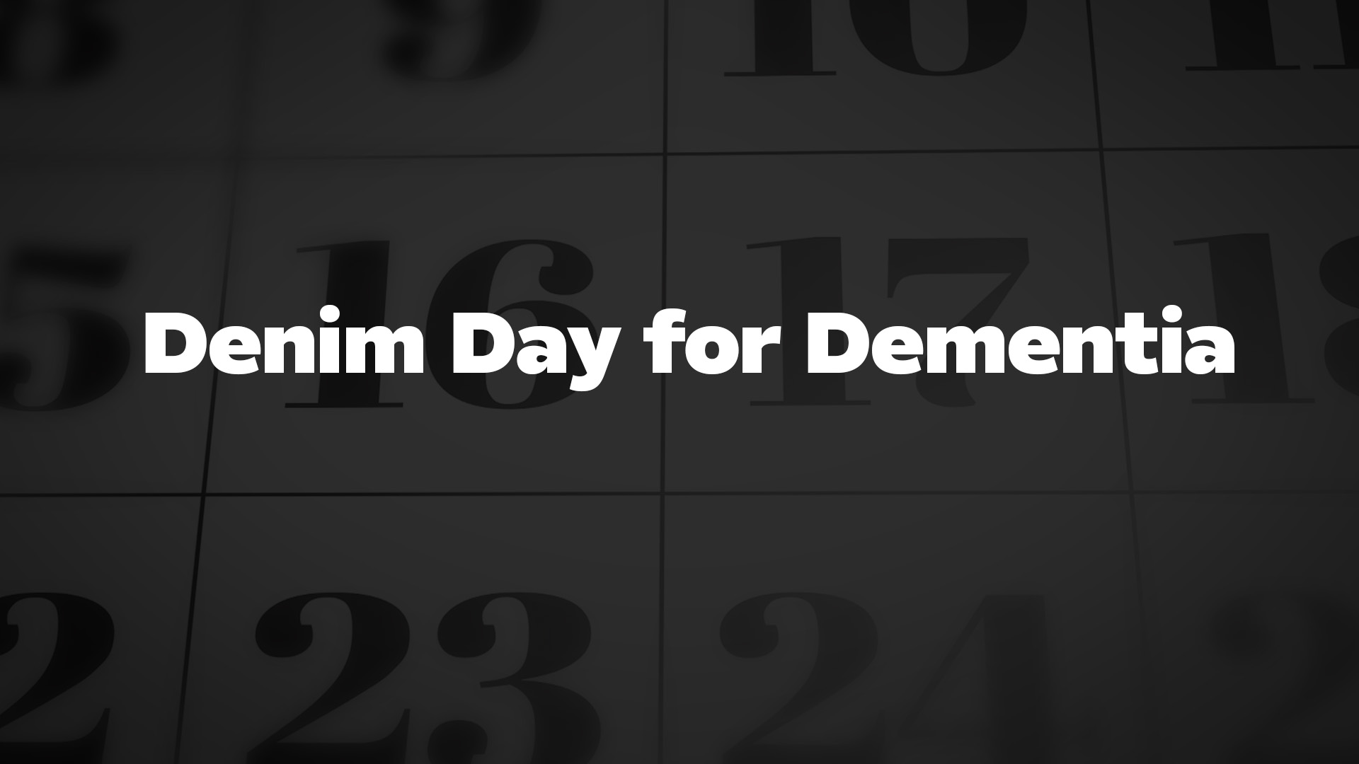 Title image for Denim Day For Dementia