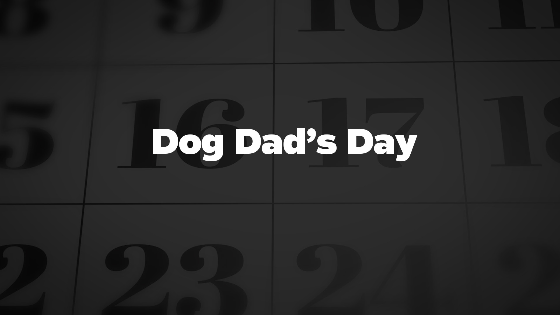 Title image for Dog Dad's Day