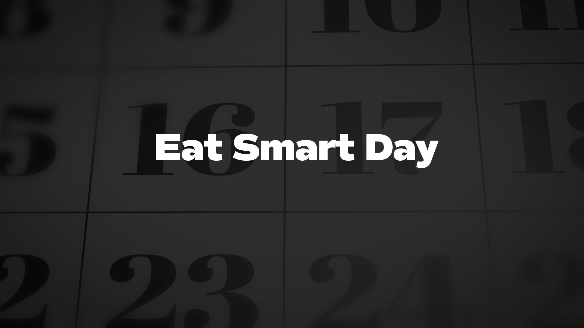 Title image for Eat Smart Day