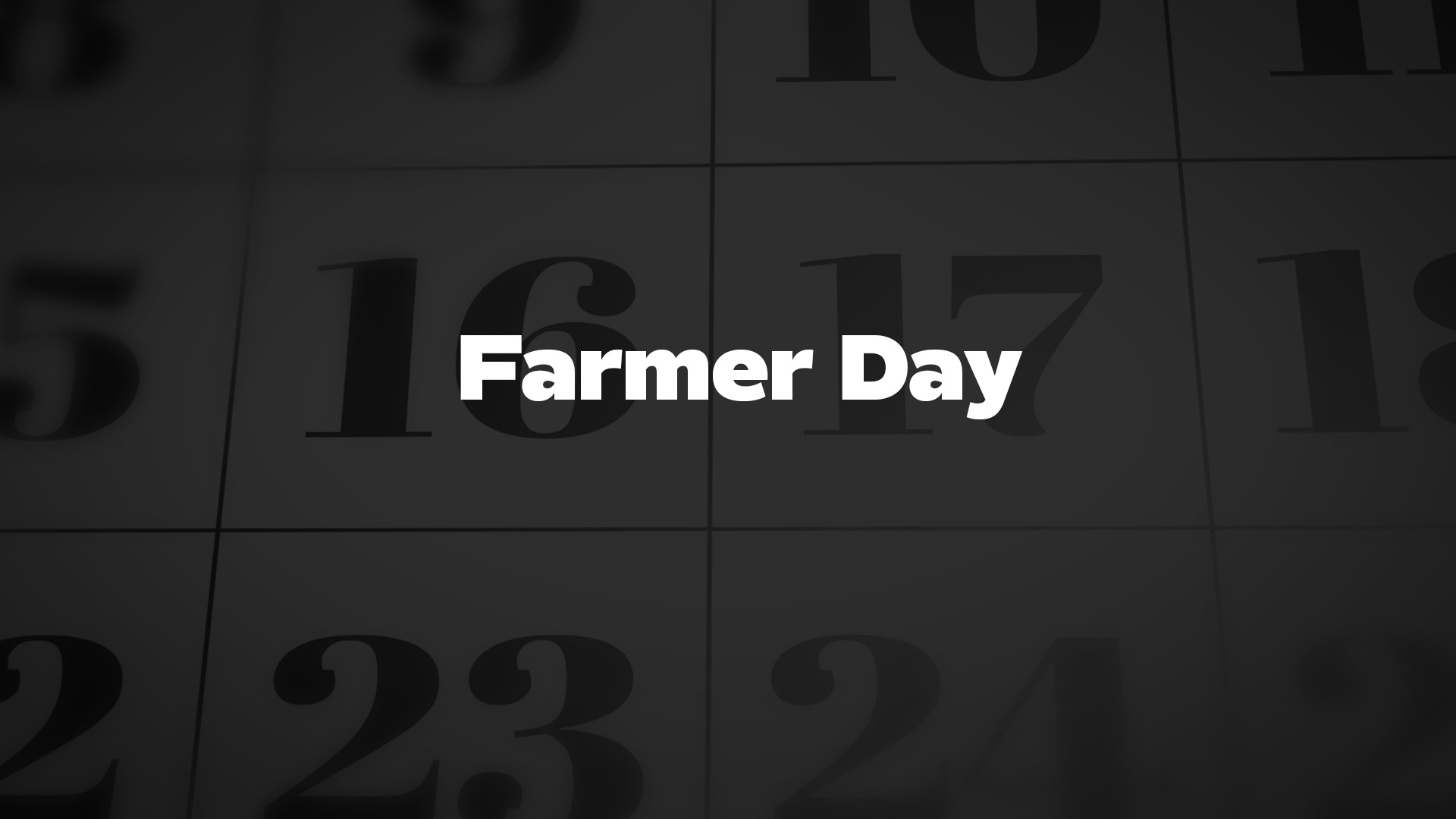 Title image for Farmer Day