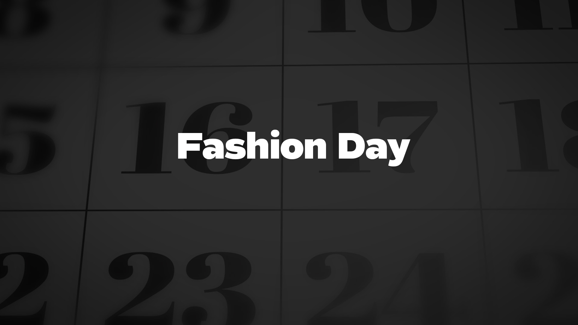 Title image for Fashion Day