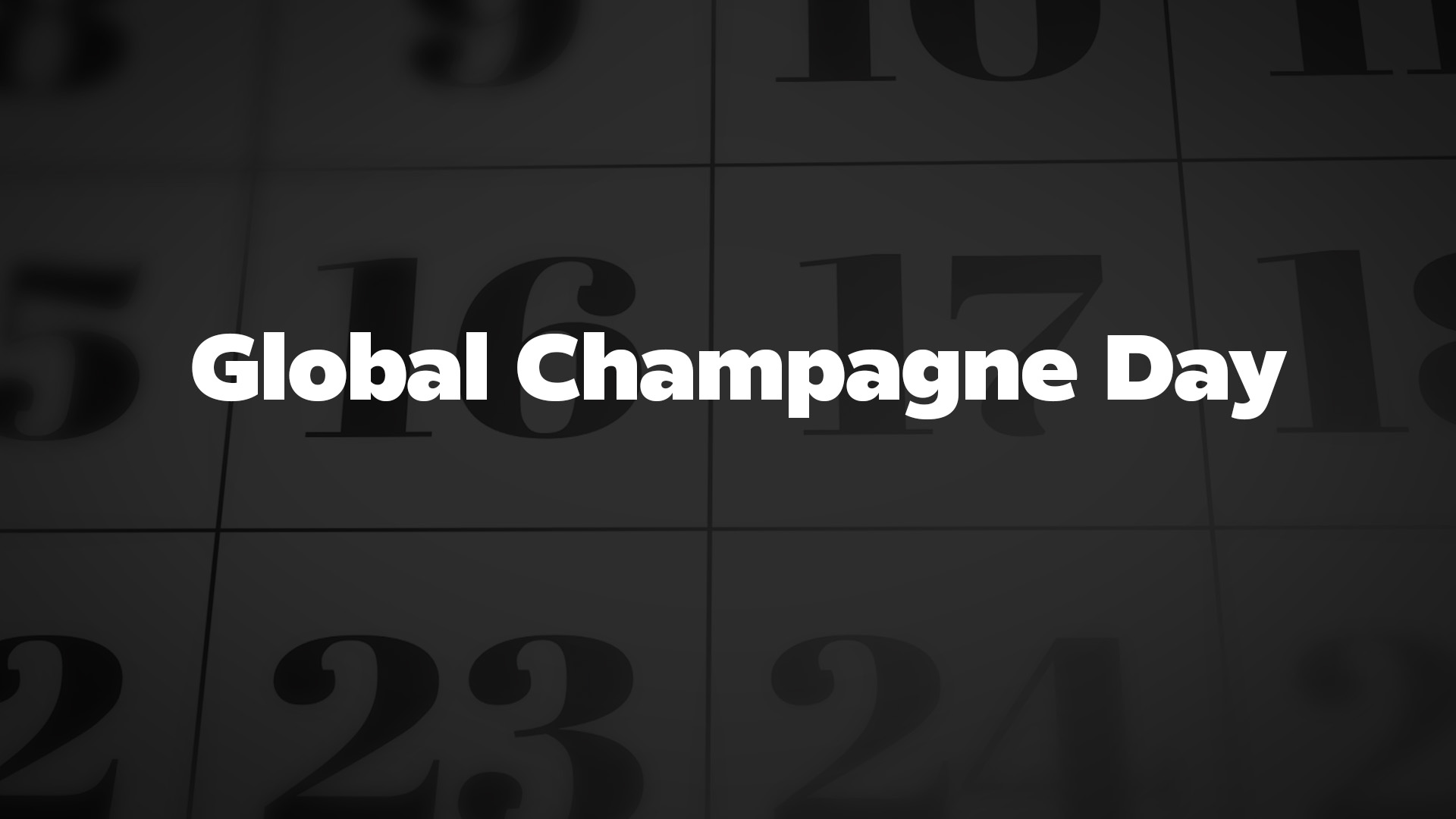 Title image for Global Champagne Day