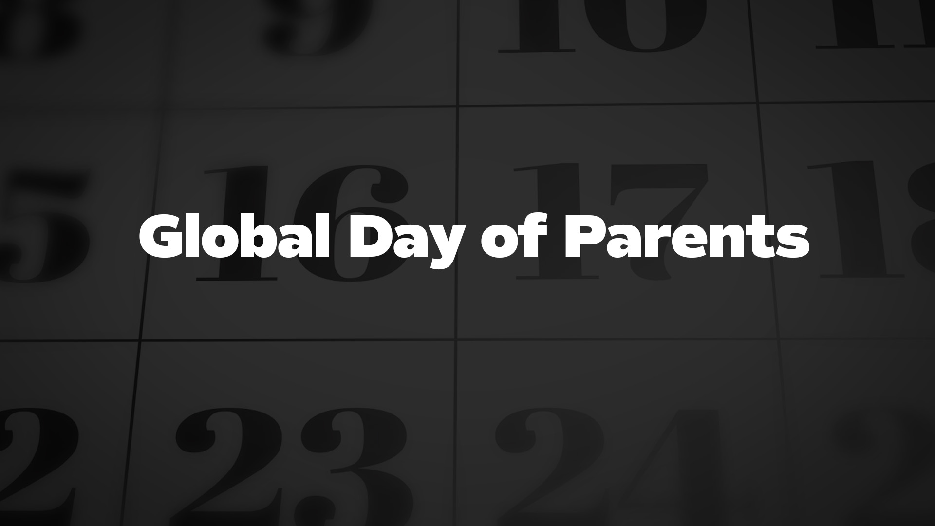 Title image for Global Day Of Parents