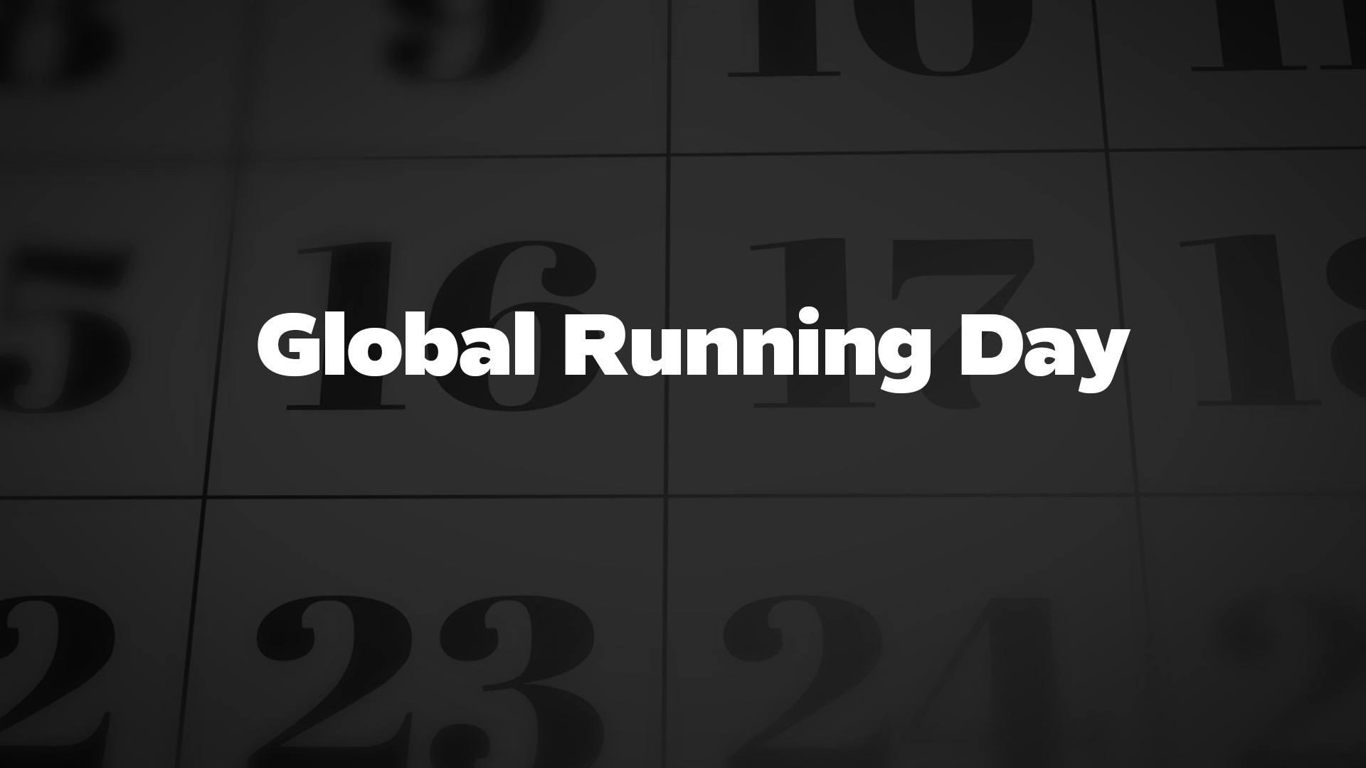 Title image for Global Running Day