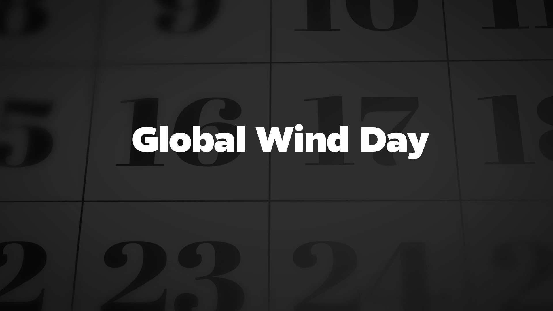 Title image for Global Wind Day