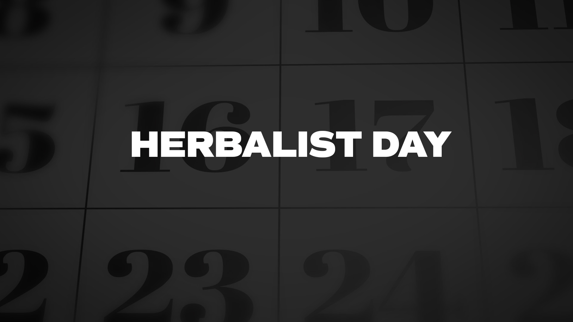 Title image for Herbalist Day