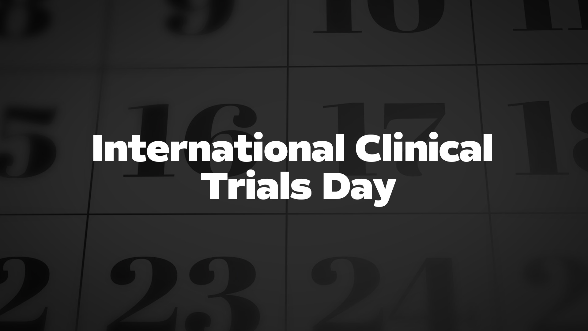 Title image for International Clinical Trials Day