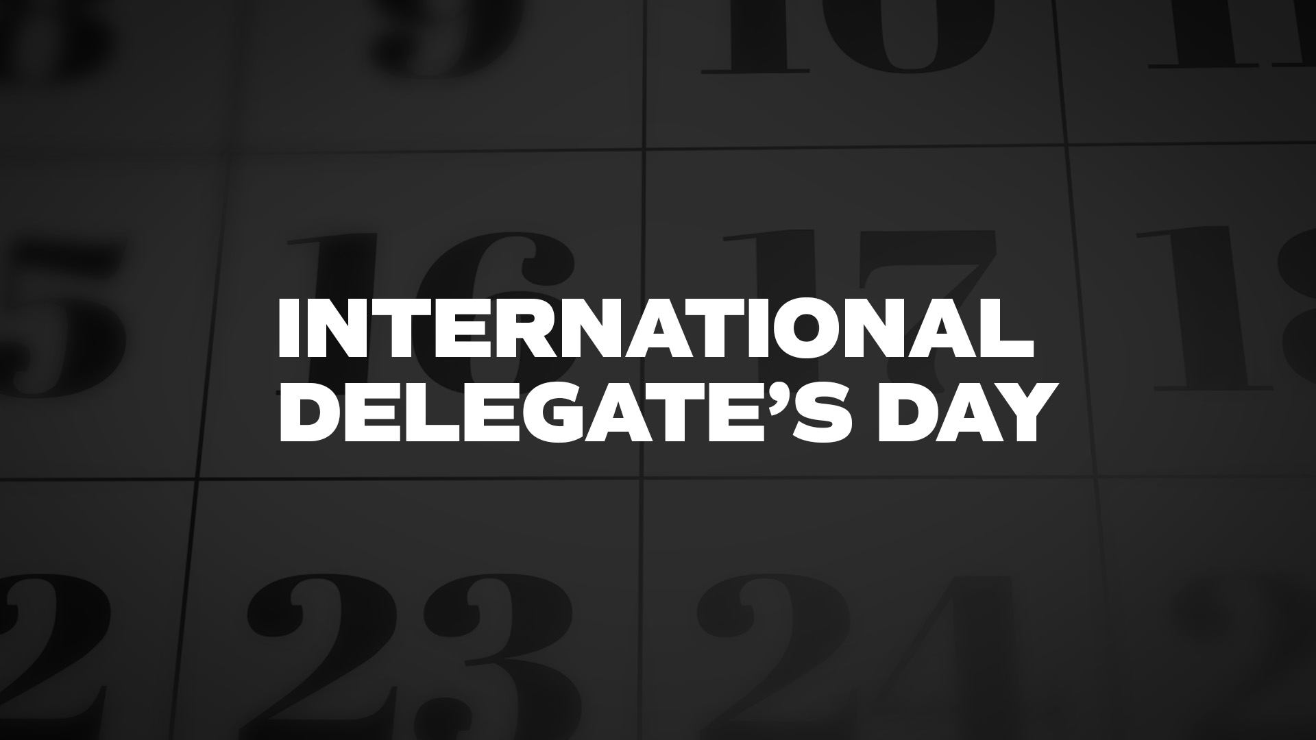Title image for International Delegate’s Day