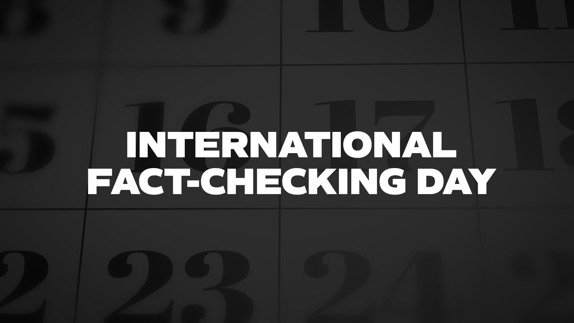 Title image for International Fact-Checking Day