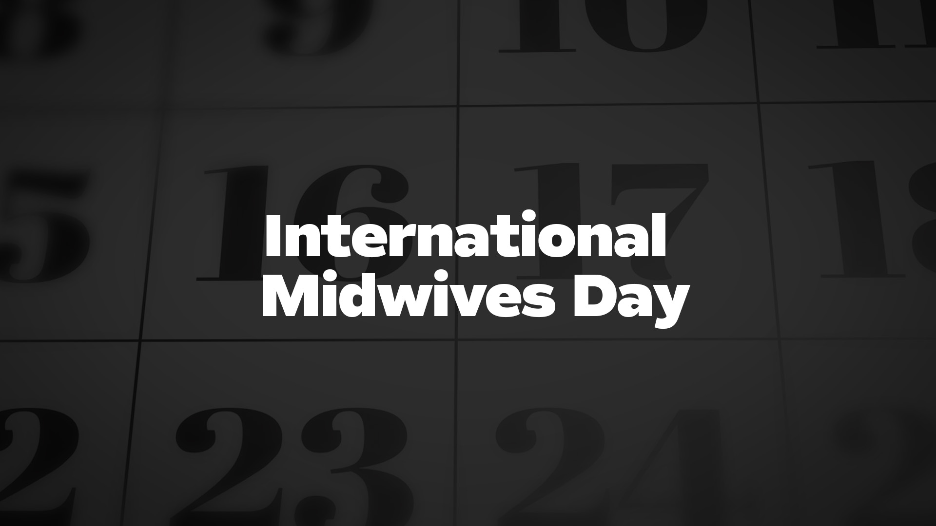 Title image for International Midwives Day