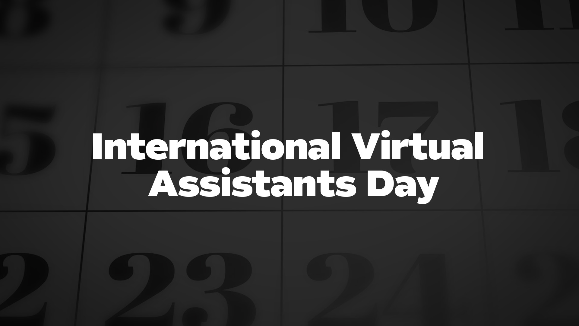 Title image for International Virtual Assistants Day